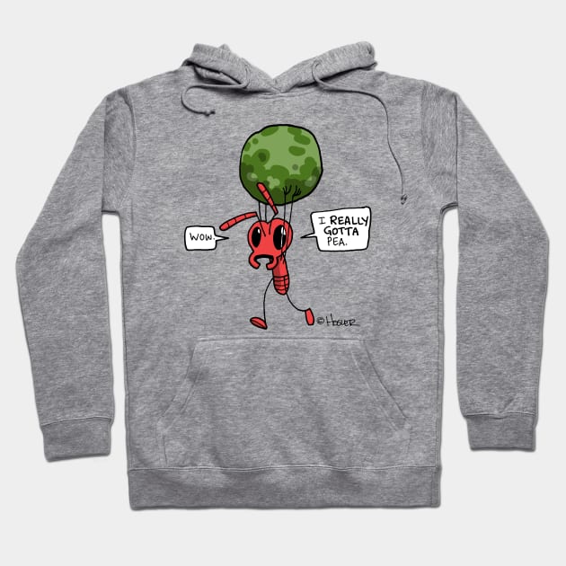 Gotta Pea! Hoodie by Jay Hosler Tees